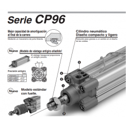 SMC Cilindro Neum 32X40 mm...