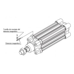 SMC Cilindro Neum 63X25 mm...