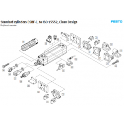 FESTO CILINDRO ISO 15552...