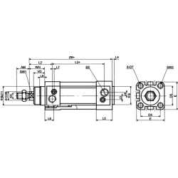 FESTO CILINDRO ISO 15552...