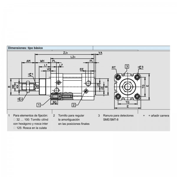 FESTO CILINDRO ISO 15552...